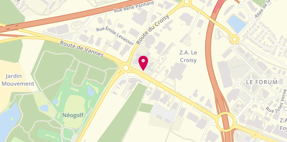 Plan de FORZA Nantes, 348 Route de Vannes, 44700 Orvault