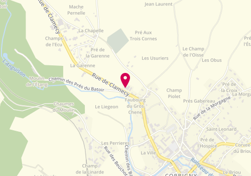 Plan de Peugeot, Vieille Route de Clamecy, 58800 Corbigny