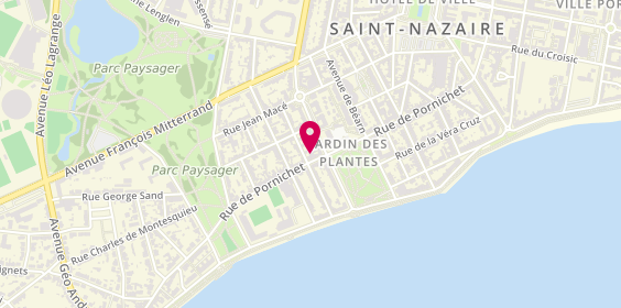 Plan de Garage de l'Atlantique, 54 Rue de Pornichet, 44600 Saint-Nazaire