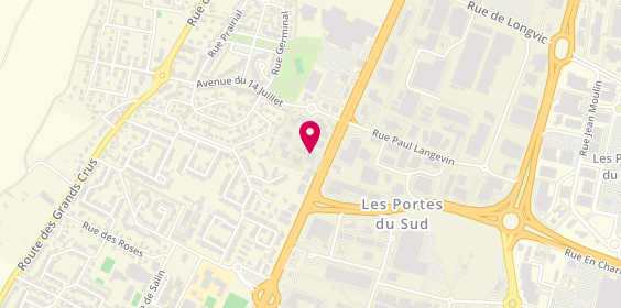 Plan de Point S - Chenôve (Dijon Pneus Services), 138 avenue Roland Carraz, 21300 Chenôve