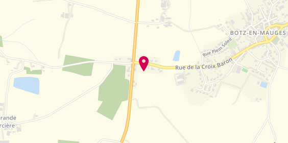 Plan de ARV Automobiles - Technicar Services, La Croix Baron, 49110 Mauges-sur-Loire