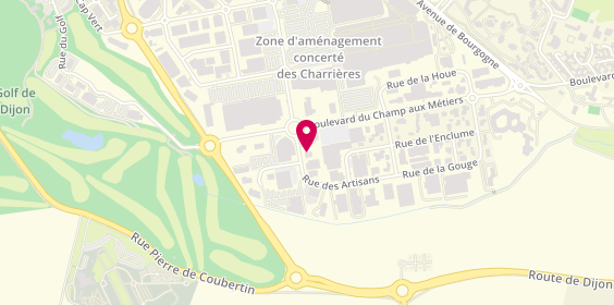 Plan de Profil Plus Dijon Quetigny, 16 Rue des Artisans, 21800 Quetigny