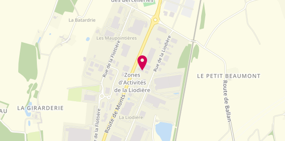 Plan de Garage DELAINE Eric, 9 Bis Rue de la Liodière, 37300 Joué-lès-Tours