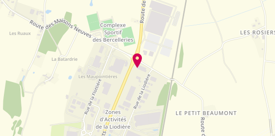 Plan de La Liodière Automobiles, 1 Rue de la Liodière, 37300 Joué-lès-Tours