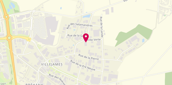 Plan de Groupe SOFRAP - Presqu'Ile Pneus et Serv, Zone Artisanale Villejames
9 Rue de la Grenouille Verte, 44350 Guérande