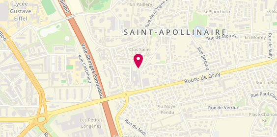 Plan de Auto Saint Apo, 17 Rue Francois Lechenet, 21850 Saint-Apollinaire