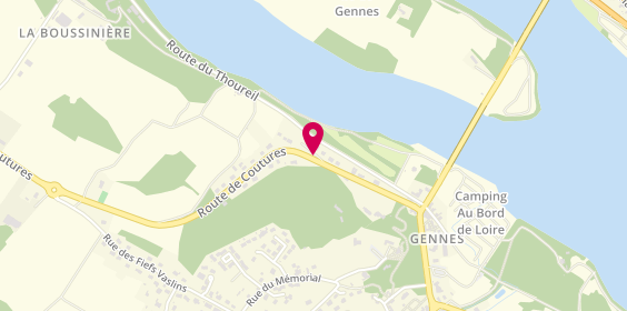 Plan de Le Garage de la Poste, Gennes 12 Rue Gennes, 49350 Gennes-Val-de-Loire