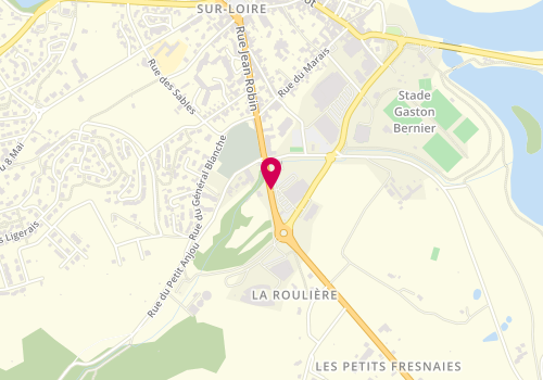 Plan de Centre Auto Matic, Les Fresnais Route Chemillé, 49290 Chalonnes-sur-Loire
