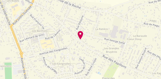 Plan de Journet Automobile, 70 Rue des Papillons, 41200 Romorantin-Lanthenay