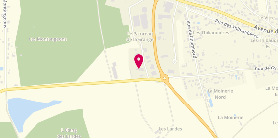 Plan de Etoile Automobiles, Zone Activité du Patureau de la Grange, 41200 Pruniers-en-Sologne