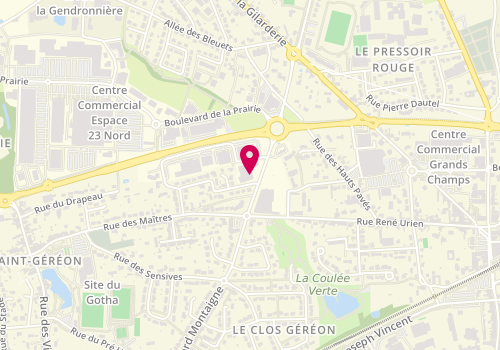 Plan de OUEST INJECTION 44 - Saint-Géréon, 2 Boulevard Montaigne, 44150 Ancenis-Saint-Géréon