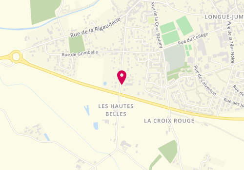 Plan de Ixell Carrosserie, 19 Route de Saint Martin
81 Rue du Vieux Bourg, 49160 Longué-Jumelles