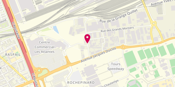 Plan de Phil'auto, 24 Rue Hippolyte Monteil, 37700 Saint-Pierre-des-Corps