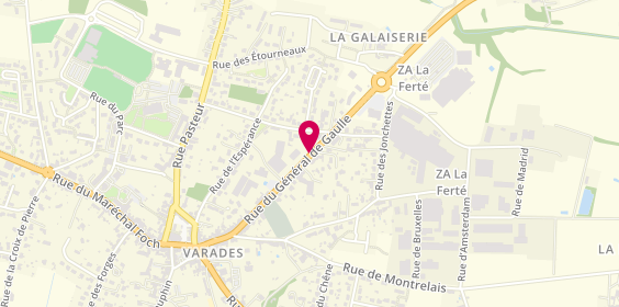 Plan de Renault Agence Nicolas Klee, 351 Rue du General de Gaulle, 44370 Varades