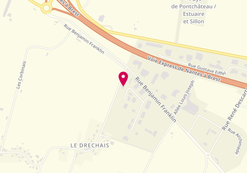 Plan de Groupe SOFRAP - Pneus et Services Pontchatelains, 12 Rue des Frères Lumière Zone Artisanale De, 44160 Pontchâteau