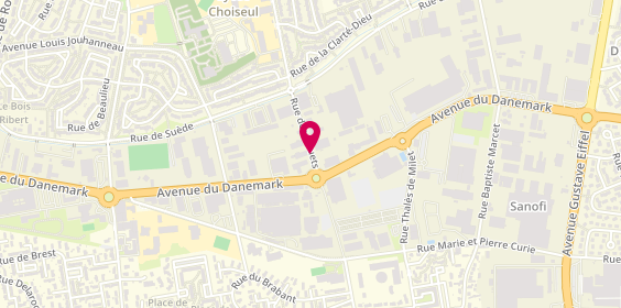 Plan de B.C.S Touraine, 163 Rue des Douets, 37100 Tours