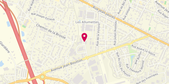 Plan de E D R, 6 Rue Charles Sauria, 49130 Les Ponts-de-Cé