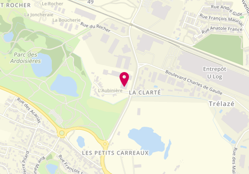 Plan de EM auto loc, 113 Boulevard André Bahonneau, 49800 Trélazé