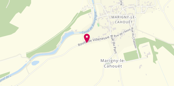 Plan de Jordane ALVES, 11 Route de Villeneuve, 21150 Marigny-le-Cahouët