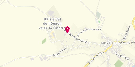 Plan de Magau'to, 29 Rue des Chenevières, 70230 Montbozon