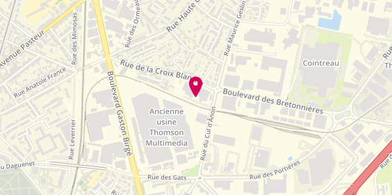Plan de Diagauto - Garage de la Croix Blanc, 86 Rue de la Croix Blanche, 49000 Angers
