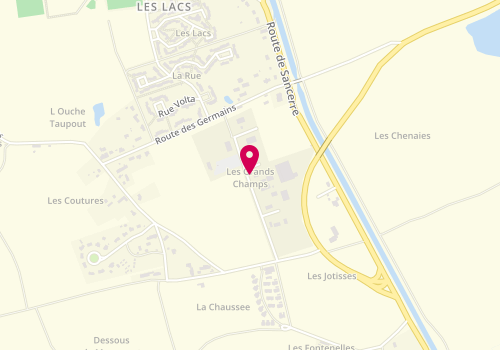 Plan de MOTRIO BELLEVILLE AUTO Agent, Zone Industrielle Grands Champs, 18240 Belleville-sur-Loire