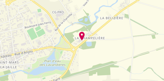 Plan de Access - TotalEnergies, 3 la Champelière, 44540 Vallons-de-l'Erdre