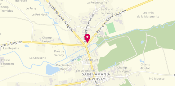 Plan de Dacia, 1 Route de Saint-Sauveur, 58310 Saint-Amand-en-Puisaye