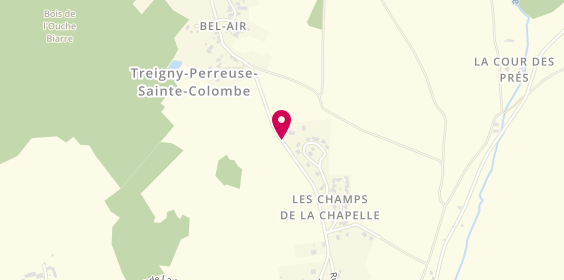 Plan de A.C Reparations Autos, 10 Route de Chaineau, 89520 Treigny