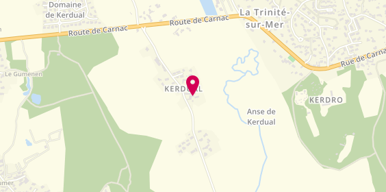 Plan de Garage le Gouguec, Route de Kerdual, 56470 La Trinité-sur-Mer
