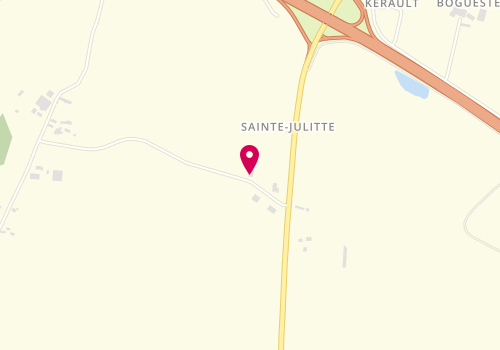 Plan de L.I auto pièces & services, Zone Artisanale 
Sainte-Julitte, 56190 Ambon