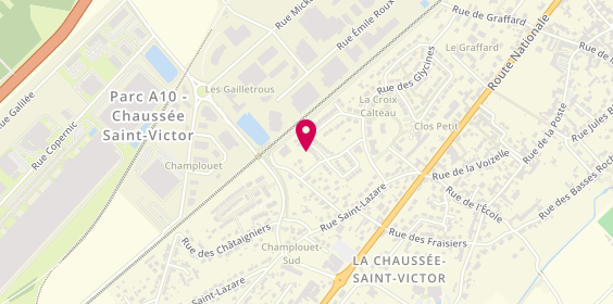 Plan de Garage Grosbois, Rue René Descartes Zone Artisanale des Gailletrous Ii, 41260 La Chaussée-Saint-Victor