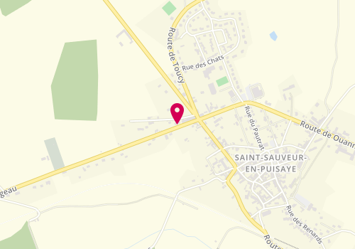 Plan de Total, 12 Route de Saint-Fargeau, 89520 Saint-Sauveur-en-Puisaye
