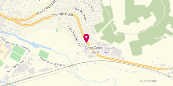 Plan de Total, Route de Dijon, 21500 Montbard