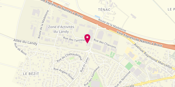 Plan de Access Auto 56, Rue des Tanneurs, 56450 Theix-Noyalo