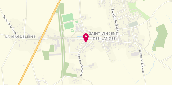 Plan de Garage Debray, 1 Rue des Camélias, 44590 Saint-Vincent-des-Landes