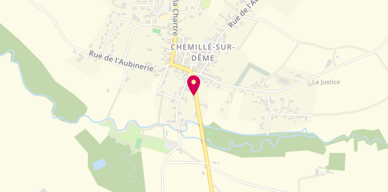 Plan de Auto Primo, 7 Route de Tours, 37370 Chemillé-sur-Dême