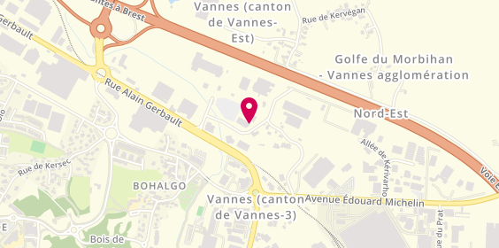 Plan de Rouxel Services, Rue Frères Montgolfier, 56000 Vannes