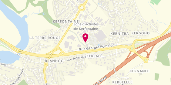 Plan de Top Garage - Kerfontaine Automobile, Zone Artisanale de Kerfontaine
28 Rue Denis Papin, 56400 Pluneret