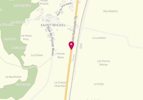 Plan de Total, Saint Michel 9 Route Departementale 974, 52190 Villegusien-le-Lac