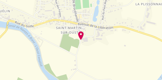 Plan de Gsc, 1 Rue Barrage de la Nee, 56200 Saint-Martin-sur-Oust