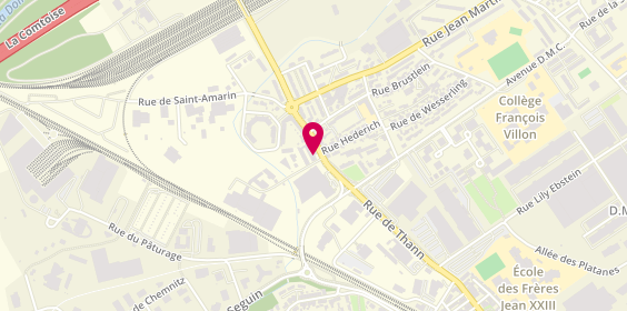 Plan de Point S, 25 Rue de Thann, 68200 Mulhouse