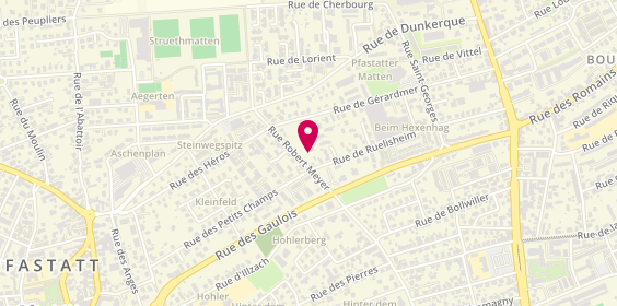 Plan de Motrio, 43 A Rue de Ruelisheim, 68200 Mulhouse