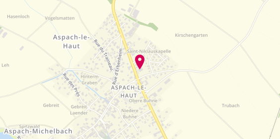 Plan de Garage Bauer, 35 Route de Thann, 68700 Aspach-Michelbach