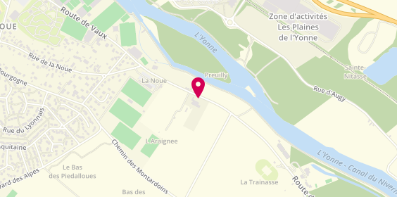 Plan de La Casse des Stades, 48 Route de Vaux, 89000 Auxerre