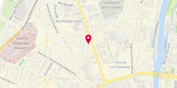 Plan de Jeannnin SMDA, 17 avenue Charles de Gaulle, 89000 Auxerre