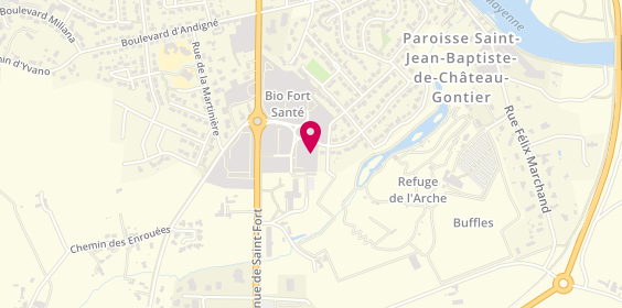 Plan de Carrosserie BARADA - Carrossier, peintre et réparateur à Château-Gontier (53)), 35 avenue des Sablonnières, 53200 Château-Gontier-sur-Mayenne
