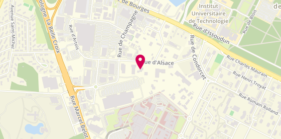 Plan de Motrio, Zone Artisanale Les Provinces
170 Rue d'Alsace, 45160 Olivet