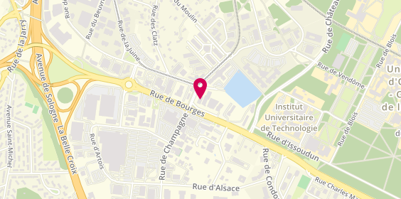 Plan de First Stop, Quartier Les Aulnaies
60 Rue de l'Ardoux, 45160 Olivet