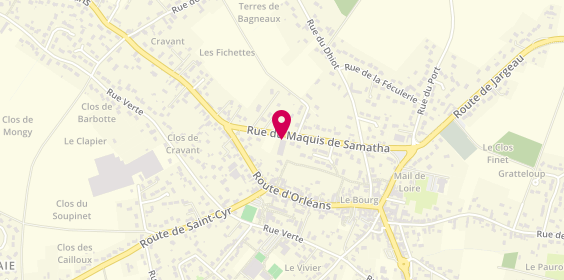 Plan de Bhcar, 445 Rue du Maquis de Samatha, 45640 Sandillon